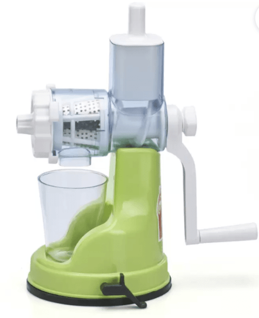 ANJALI Plastic Multi Purpose Juicer Hand Juicer  (White, Green) - Image 3